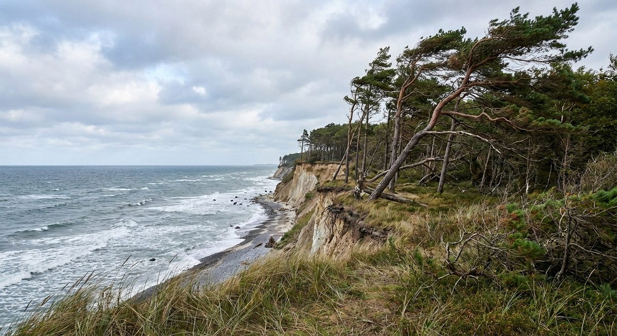Windflüchter am Darß
